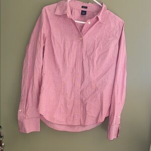 GAP  Light Pink Button-Up Dress Shirt